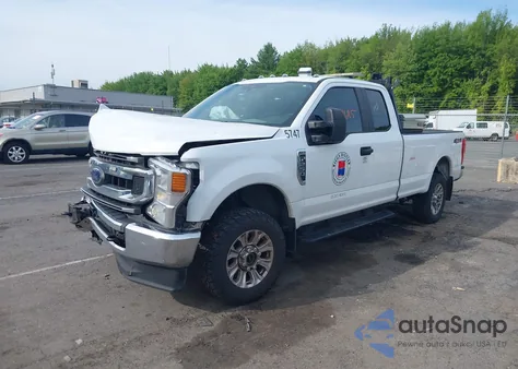 2021 Ford F-250 Xl из США, поврежденный, VIN 1FT7X2B60MEC39239